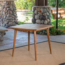 Load image into Gallery viewer, Modern Indoor Square Acacia Wood Dining Table With Toothpick Leg Design