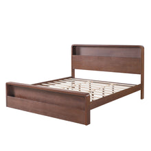 Load image into Gallery viewer, Bed Frame With Dual Open Storage Headboard And Footboard