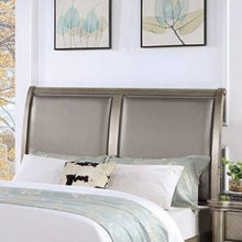 Load image into Gallery viewer, Bed With 2 Panel Upholstered Headboard And Footboard Drawers