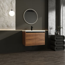 Load image into Gallery viewer, Bathroom Vanity Set With Resin Countertop Sink And 2 Doors, Engineered Wood