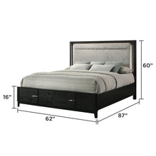 Load image into Gallery viewer, Opel - Storage Bed With LED Headboard