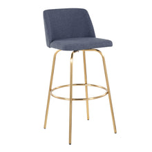 Load image into Gallery viewer, Toriano - Contemporary Fixed Height Barstool With Swivel With Round Footrest (Set of 2)