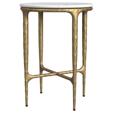 Load image into Gallery viewer, Prussia - Round Side Table - White Marble