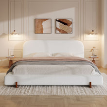 Load image into Gallery viewer, Elegant Upholstered Bed Frame
