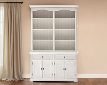 Load image into Gallery viewer, Sideboard With Hutch Two Drawers - White
