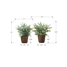 Load image into Gallery viewer, Artificial Eucalyptus Grass (Set of 2)