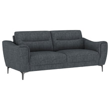 Load image into Gallery viewer, Oberle - 2 Piece Upholstered Sofa Set With Pocket Coil Seating - Charcoal