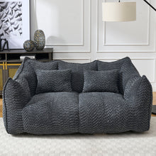 Load image into Gallery viewer, Comfortable Dual Beanbag Chair With High Resilience Foam Core For 2 People
