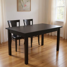 Load image into Gallery viewer, 48" Solid Wood Dining Table - Black