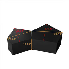 Load image into Gallery viewer, Irregular Pentagon Nesting Coffee Table Set