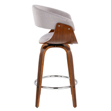 Load image into Gallery viewer, Vintage Mod - Mid Century Modern Fixed Height Counter Stool With Swivel With Round Footrest (Set of 2)