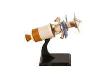 Load image into Gallery viewer, Hand Painted Model Airplane Tabletop Sculpture (401509) - Blue / Yellow
