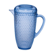 Load image into Gallery viewer, Diamond Cut Unbreakable Plastic Water Pitcher With Lid
