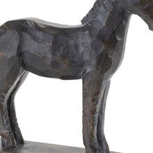 Load image into Gallery viewer, Poly Figurine Tabletop Sculpture (Set of 2) - Black