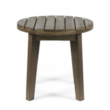 Load image into Gallery viewer, Outdoor Acacia Wood Side Table With Weather Resistance