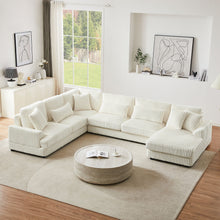 Load image into Gallery viewer, Oversized Sectional Sofa U - Shaped Sofa Couch Modern Sofa Upholstered In Soft With A Chaise Lounge For Living Room