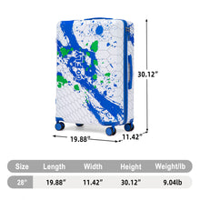 Load image into Gallery viewer, Luggage With Printed Pattern, Combination Lock