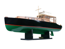 Load image into Gallery viewer, Hand Painted Model Boat (624222) - Light Brown / Black