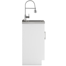 Load image into Gallery viewer, Hennessy - Deluxe Laundry Cabinet With Faucet And Stainless Steel Sink
