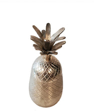 Load image into Gallery viewer, Pineapple Storage Aluminium Decor - Silver