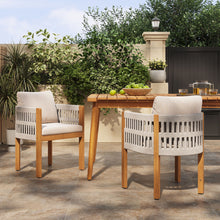 Load image into Gallery viewer, Outdoor Dining Chairs With Mix Rope Handles (Set of 2)