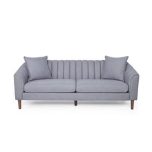 Load image into Gallery viewer, Contemporary 3 Seater Sofa With Plush Accents
