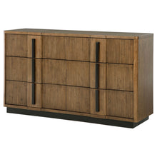 Load image into Gallery viewer, Moraga - 6 Drawer Dresser Cabinet - Ash Brown