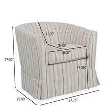 Load image into Gallery viewer, Zeniqua - Upholstered Velvet Swivel Chair With Loose Cover