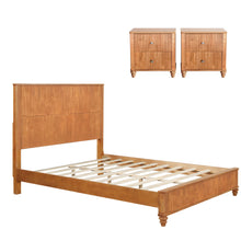 Load image into Gallery viewer, 3 Piece Bedroom Set & Bed And 2 Nightstands