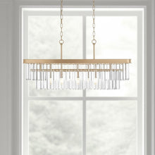 Load image into Gallery viewer, Metal Eleven Light Chandelier With Gold Shades - Gold