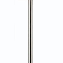 Load image into Gallery viewer, Tray Table Floor Lamp With White Transparent Glass Square Shade - Nickel