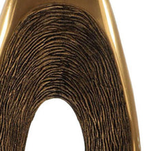 Load image into Gallery viewer, Marble Abstract Tabletop Sculpture (628143) - Gold / White