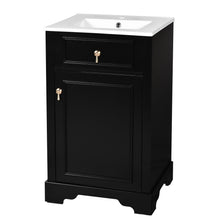 Load image into Gallery viewer, Elegant Bathroom Vanity With Ceramic Sink, Soft Close Door, Adjustable Shelf