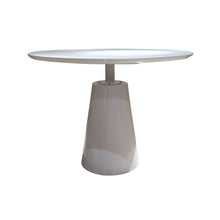 Load image into Gallery viewer, 36" Metal Pedestal Base Round Top Dining Table - White