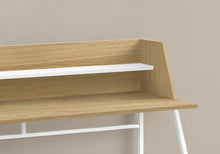 Load image into Gallery viewer, Computer Desk For Home Office, Laptop, Storage Shelves, Marble Look Contemporary & Modern
