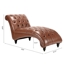 Load image into Gallery viewer, Tufted Armless Chaise Lounge