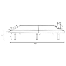 Load image into Gallery viewer, Kelven - Adjustable Bed Base With Wireless Remote And Dual Massage Motors