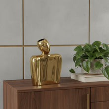 Load image into Gallery viewer, Modern Abstract Table Vase (574375) - Gold