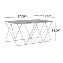 Load image into Gallery viewer, Modern Glam Marble Coffee Table With Gold Base - Green