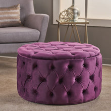 Load image into Gallery viewer, Modern Glam Ottoman