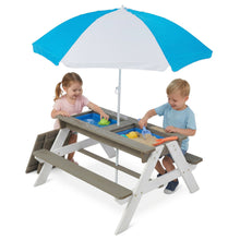 Load image into Gallery viewer, Kids Picnic Table With Sand And Water Table Conversion