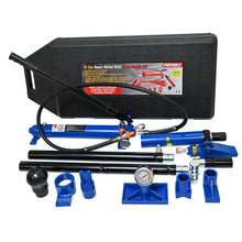 Load image into Gallery viewer, 10 Ton Portable Hydraulic Equipment Kit For Metal Work - Black / Blue