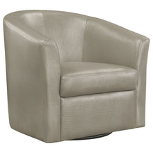 Load image into Gallery viewer, Swivel Armchair With Barrel-Back Design