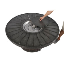 Load image into Gallery viewer, Cassara Resort - Propane Outdoor Fire Pit Table - Brown