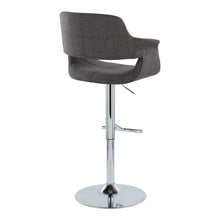 Load image into Gallery viewer, Vintage Flair - Mid Century Modern Adjustable Barstool & Straight T Footrest (Set of 2)