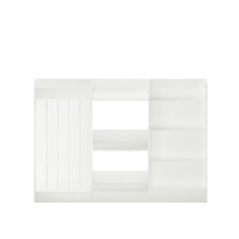 Load image into Gallery viewer, Bookshelf And Toy Storage, 3 Tier Montessori Bookcase With Stuffed Animal Organizer - White