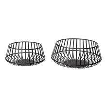 Load image into Gallery viewer, Decorative Bowl (Set of 2) (392178) - Black