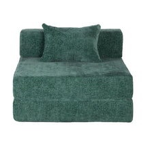 Load image into Gallery viewer, Convertible Floor Sofa Bed With Fixed Shape Frame For Living Room