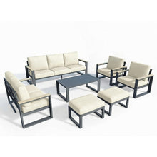 Load image into Gallery viewer, Modern Outdoor Sofa Set With Coffee Table