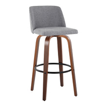 Load image into Gallery viewer, Toriano - Mid Century Modern Fixed Height Barstool Swivel And Round Footrest (Set of 2)